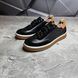 Мужские чёрные кеды из натуральной кожи М-11 black/к весна/осень М-11 black/к фото 6