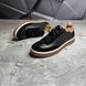Мужские чёрные кеды из натуральной кожи М-11 black/к весна/осень М-11 black/к фото 10