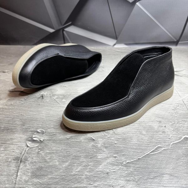 Мужские лоферы 5794/1 black на байке 5794/1 black байка фото