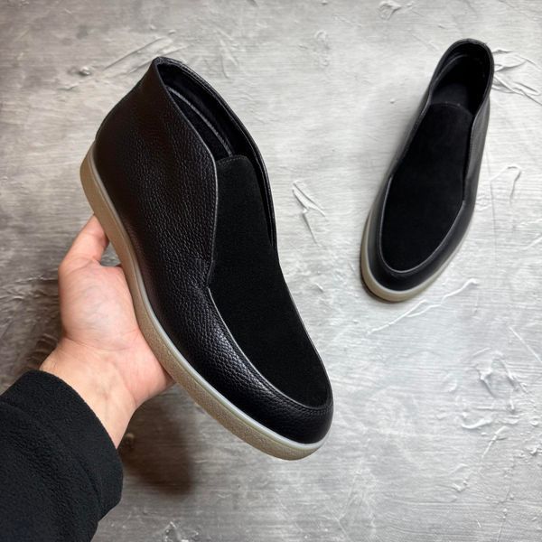 Мужские лоферы 5794/1 black на байке 5794/1 black байка фото