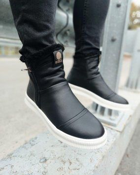 Зимові черевики Toronto к/мех бел. Подошва GROSS фото